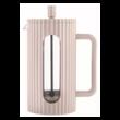 Infuzor cafea si ceai, presa, cu capac ,1l bej, Klausberg