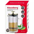 Infuzor de cafea si ceai, capac cu piston, auriu, 0,35l, Klausberg