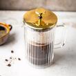 Infuzor din sticla, aparat cu piston pentru cafea, ceai  sau ierburi, capacitate 1000 ml, Klausberg
