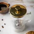 Infuzor din sticla, aparat cu piston pentru cafea, ceai  sau ierburi, capacitate 1000 ml, Klausberg