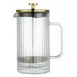 Infuzor din sticla, aparat cu piston pentru cafea, ceai  sau ierburi, capacitate 1000 ml, Klausberg
