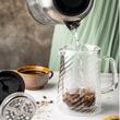 Infuzor cafea, ceai cu piston, sticla, 0,60 L, argintiu, Klausberg