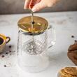 Infuzor cafea, ceai, aparat cu piston, sticla, 0,35 L, Klausberg
