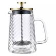 Infuzor cafea, ceai, aparat cu piston, sticla, 0,35 L, Klausberg