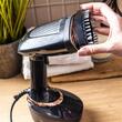 Aparat de calcat cu abur, vertical, negru, otel inoxidabil, 1500W, capacitate 400 ml, Klausberg