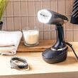 Aparat de calcat cu abur, vertical, negru, otel inoxidabil, 1500W, capacitate 400 ml, Klausberg