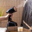 Aparat de calcat cu abur, vertical, 1500W, capacitate 400 ml, negru, otel inoxidabil, Klausberg