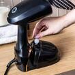 Aparat de calcat cu abur, vertical, 1500W, capacitate 400 ml, negru, otel inoxidabil, Klausberg