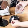 Aparat de calcat cu abur, vertical, 1500W, capacitate 400 ml, negru, otel inoxidabil, Klausberg