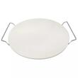 Tava pizza pentru coacere si servire, diametru 33 cm, alba, Klausberg