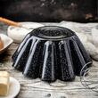 Forma pentru copt, antiaderenta, neagra, diametru 23,5 cm, Klausberg