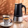Aparat pentru cafea, espressor, fabricat din otel inoxidabil, 9 cani 450 ml, negru/argintiu, Klausberg