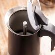Aparat pentru cafea, espressor, fabricat din otel inoxidabil, 9 cani 450 ml, negru/argintiu, Klausberg