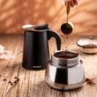 Aparat pentru cafea, espressor, fabricat din otel inoxidabil, 9 cani 450 ml, negru/argintiu, Klausberg