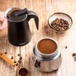Aparat pentru cafea, espressor, fabricat din otel inoxidabil, 9 cani 450 ml, negru/argintiu, Klausberg