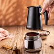 Aparat pentru cafea, espressor, fabricat din otel inoxidabil, 9 cani 450 ml, negru/argintiu, Klausberg