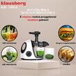 Storcator pentru fructe si legume, orizontal cu maner, putere 150 W, alb, Klausberg