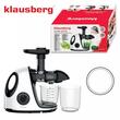 Storcator pentru fructe si legume, orizontal cu maner, putere 150 W, alb, Klausberg