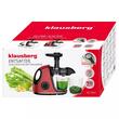 Storcator pentru fructe si legume, orizontal cu maner, putere 150 W, rosu, Klausberg