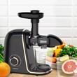 Storcător pentru fructe și legume, orizontal, negru cu linii aurii,  putere 150 W, Klausberg