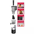 Storcator vertical pentru fructe si legume, putere 180 W, negru, Klausberg