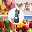 Storcator vertical pentru fructe si legume, putere 180 W, negru, Klausberg