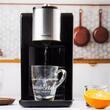 Dozator pentru apă calda, dozator cu fierbător, capacitate rezervor 2,2 litri, 2600 W, control al temperaturii 45-100°C, negru-argintiu, Klausberg