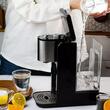 Dozator pentru apă calda, dozator cu fierbător, capacitate rezervor 2,2 litri, 2600 W, control al temperaturii 45-100°C, negru-argintiu, Klausberg