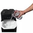 Aparat automat pentru gheata, panou LED, 100 W,  capacitate rezervor de 1,2litri, negru, Klausberg