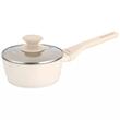 Set oale gatit, 12 piese, aluminiu cu invelis marmorat, 28/24/20/16 cm, crem, Klausberg