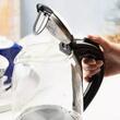 Fierbator electric, fabricat din sticla borosilicata, otel inoxidabil, iluminare din spate cu LED, capacitate 1,7 litri, 1800 W, Klausberg
