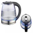 Fierbator electric, fabricat din sticla borosilicata, otel inoxidabil, iluminare din spate cu LED, capacitate 1,8 litri, 1850-2200 W, Klausberg