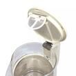 Fierbator electric, fabricat din sticla borosilicata, panou LED, crem, capacitate 1litru, 900-1100W, Klausberg