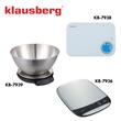 Cantar de bucatarie cu bol, capacitate 1,8 litri, bluetooth, argintiu, Klausberg