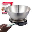 Cantar de bucatarie cu bol, capacitate 1,8 litri, bluetooth, argintiu, Klausberg