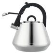  Fierbator argintiu lucios, ceainic din otel cu fluier, 2.5 L, Klausberg