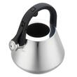  Fierbator argintiu lucios, ceainic din otel cu fluier, 2.5 L, Klausberg