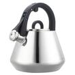  Fierbator argintiu lucios, ceainic din otel cu fluier, 2.5 L, Klausberg
