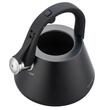 Fierbator negru mat, ceainic din otel cu fluier, 2.5 L, Klausberg