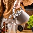 Fierbator gri mat, ceainic din otel cu fluier, 2.5 L, Klausberg