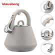 Fierbator gri mat, ceainic din otel cu fluier, 2.5 L, Klausberg