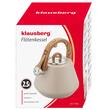 Fierbator bej, ceainic din otel cu fluier, 2.5 L, Klausberg