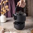  Ceainic din fonta cu filtru si incalzitor, 0,8 L, KingHoff