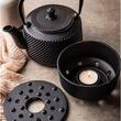  Ceainic din fonta cu filtru si incalzitor, 0,8 L, KingHoff
