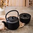  Ceainic din fonta cu filtru si incalzitor, 0,8 L, KingHoff