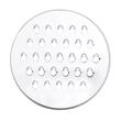  Bol inox, cu capac si razatoare, multifunctional, negru, capacitate 5l, KingHoff
