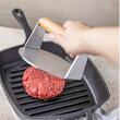 Presa din inox pentru carne de hamburger, diametru 14cm King Hoff