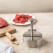  Presa din otel pentru formarea carnii in hamburgeri, diametru 11,4 cm, KingHoff