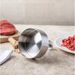  Presa din otel pentru formarea carnii in hamburgeri, diametru 11,4 cm, KingHoff