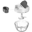 Dispozitiv pentru tocat fructe si legume, diametru 12,5 cm, capacitate 400 ml, KingHoff